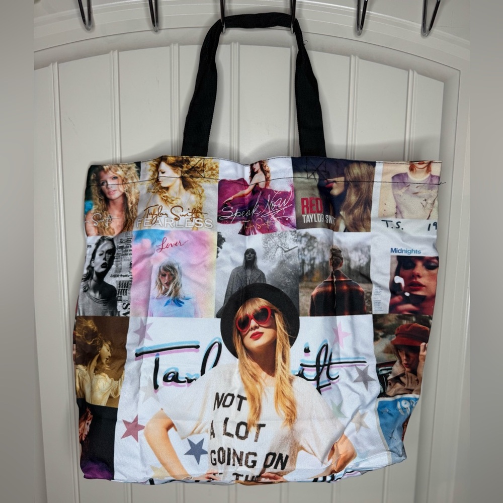 NEW TAYLOR SWIFT ❤️ Album Cover Collage Canvas, Double Handle, Tote - Picture 3 of 11